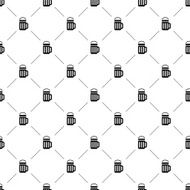 Vector seamless pattern beer