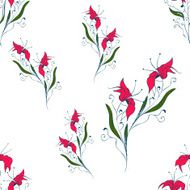 Abstract floral background with place for text