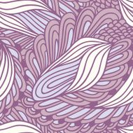 Hand drawn abstract fashion seamless pattern Doodle swirl background Ink