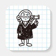 lawyer judge doodle N12