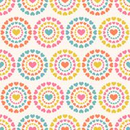 Seamless pattern of hearts N3