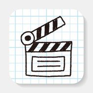 clapboard doodle drawing N5