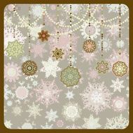 Retro Christmas Ornaments EPS 8