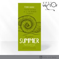 Party Invitation Card Design Template N2