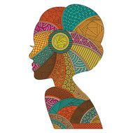 Zentangle woman
