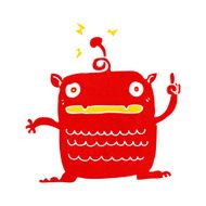 cartoon weird little alien N11