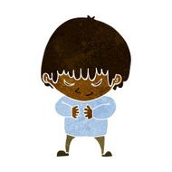 cartoon shy boy N12