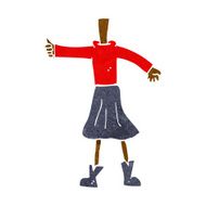 cartoon female body (add photos or mix and match cartoons) N113