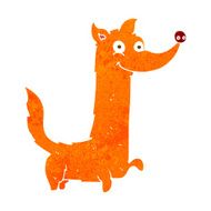 cartoon happy dog N39