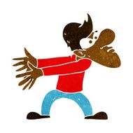 cartoon annoyed man gesturing N6