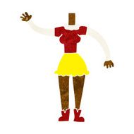 cartoon female body (add photos or mix and match cartoons) N118