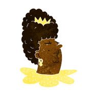 cartoon queen head N6