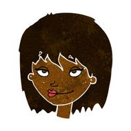 cartoon smiling woman N7