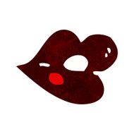 cartoon glossy lips N2
