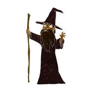 cartoon spooky wizard N2