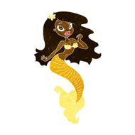 cartoon pretty mermaid N20