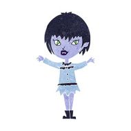 Cartoon Vampire Girl N124