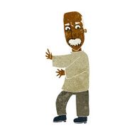 cartoon angry old man N82