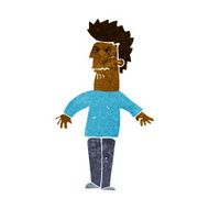 cartoon stressed man N40