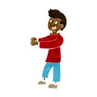 cartoon happy man N252