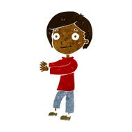 cartoon happy boy N134