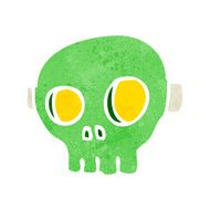 cartoon spooky skull mask N10