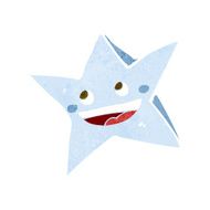 cartoon happy star character N8