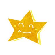 cartoon happy star character N9