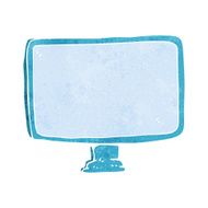 Cartoon Computer Screen N19