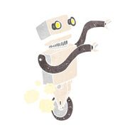 cartoon funny robot N48