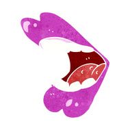 cartoon halloween mouth N9