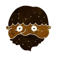 cartoon bearded man N32