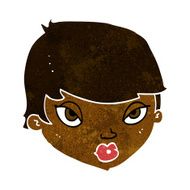 cartoon unimpressed woman N5