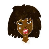 cartoon woman with bruised face N4