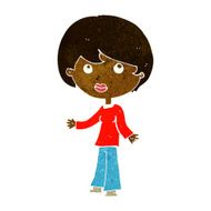 cartoon woman thinking N25