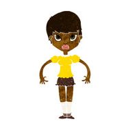 cartoon woman looking annoyed N5
