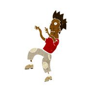 cartoon happy man doing funny dance N9