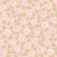 Floral seamless pattern with roses