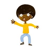 cartoon panicking boy N4