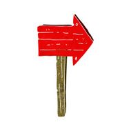 Cartoon Sign Post N43