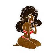 cartoon pin up girl N6