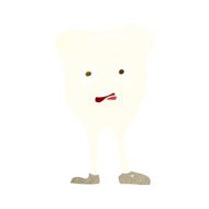 cartoon yellowing tooth N4
