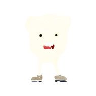 cartoon tooth looking afraid N2