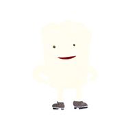 cartoon tooth looking smug N8