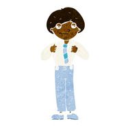 cartoon man wearing braces N6