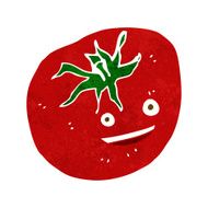 cartoon happy tomato N5