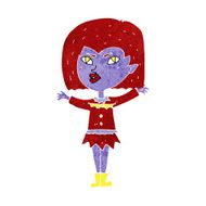 Cartoon Vampire Girl N126