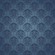 Seamless Floral Pattern (Vector) Hand Drawn Texture N86