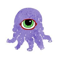 cartoon alien head N5