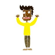 cartoon stressed man N42